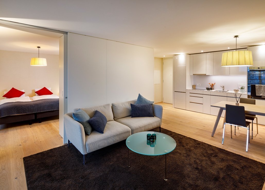 Modern 2.5-room apartments in the Allegra Living, Zurich Airport